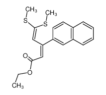 (E)-5,5-Bis-methylsulfanyl-3-naphthalen-2-yl-penta-2,4-dienoic acid ethyl ester CAS:98606-67-8 manufacturer & supplier