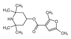 2,2,6,6-tetramethylpiperidin-4-yl 2,5-dimethylfuran-3-carboxylate CAS:98609-30-4 manufacturer & supplier