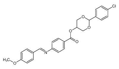 4-{[1-(4-Methoxy-phenyl)-meth-(E)-ylidene]-amino}-benzoic acid 2-(4-chloro-phenyl)-[1,3]dioxan-5-yl ester CAS:98611-37-1 manufacturer & supplier