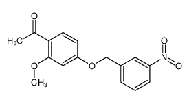 3-[(4-acetyl-3-methoxyphenoxy)methyl]nitrobenzene CAS:98618-93-0 manufacturer & supplier