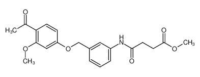 4-[[3-[(4-acetyl-3-methoxyphenoxy)methyl]phenyl]amino]-4-oxobutanoic acid, methyl ester CAS:98618-95-2 manufacturer & supplier