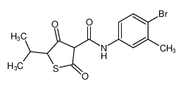 N-(4-bromo-3-methylphenyl)-5-isopropyl-2,4-dioxotetrahydrothiophene-3-carboxamide CAS:98619-61-5 manufacturer & supplier