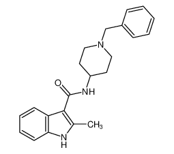 1H-Indole-3-carboxamide, 2-methyl-N-[1-(phenylmethyl)-4-piperidinyl]- CAS:98621-86-4 manufacturer & supplier