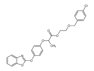 2-((4-chlorobenzyl)oxy)ethyl 2-(4-(benzo[d]oxazol-2-yloxy)phenoxy)propanoate CAS:98622-98-1 manufacturer & supplier