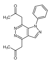 2-Propanone, 1,1'-(1-phenyl-1H-pyrazolo[3,4-d]pyridazine-4,7-diyl)bis- CAS:98626-12-1 manufacturer & supplier