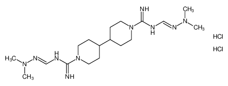 N1,N1'-bis((E)-(2,2-dimethylhydrazineylidene)methyl)-[4,4'-bipiperidine]-1,1'-bis(carboximidamide) dihydrochloride CAS:98630-14-9 manufacturer & supplier