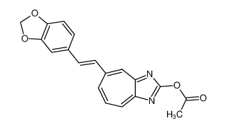 5-(2-(Benzo[d][1,3]dioxol-5-yl)vinyl)cyclohepta[d]imidazol-2-yl acetate CAS:98638-20-1 manufacturer & supplier