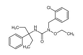 Urea, N-[(2-chlorophenyl)methyl]-N-ethoxy-N'-(1-ethyl-1-phenylpropyl)- CAS:98639-43-1 manufacturer & supplier