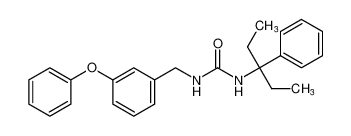 Urea, N-(1-ethyl-1-phenylpropyl)-N'-[(3-phenoxyphenyl)methyl]- CAS:98639-80-6 manufacturer & supplier