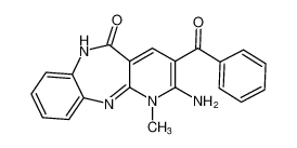 2-amino-3-benzoyl-1-methyl-1,6-dihydro-5H-benzo[b]pyrido[2,3-e][1,4]diazepin-5-one CAS:98644-74-7 manufacturer & supplier