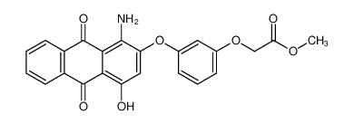 methyl 2-(3-((1-amino-4-hydroxy-9,10-dioxo-9,10-dihydroanthracen-2-yl)oxy)phenoxy)acetate CAS:98647-89-3 manufacturer & supplier