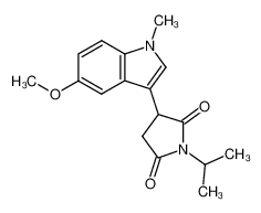 1-isopropyl-3-(5-methoxy-1-methyl-indol-3-yl)-pyrrolidine-2,5-dione CAS:98657-87-5 manufacturer & supplier