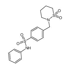 4-(1,1-dioxo-1λ6-[1,2]thiazinan-2-ylmethyl)-N-phenyl-benzenesulfonamide CAS:98657-90-0 manufacturer & supplier