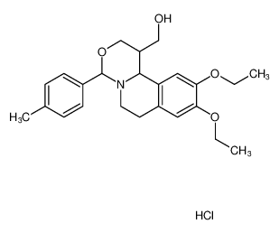 (9,10-diethoxy-4-(p-tolyl)-1,6,7,11b-tetrahydro-2H,4H-[1,3]oxazino[4,3-a]isoquinolin-1-yl)methanol hydrochloride CAS:98661-22-4 manufacturer & supplier