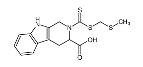 2-((((methylthio)methyl)thio)carbonothioyl)-2,3,4,9-tetrahydro-1H-pyrido[3,4-b]indole-3-carboxylic acid CAS:98666-41-2 manufacturer & supplier