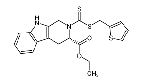 ethyl (S)-2-(((thiophen-2-ylmethyl)thio)carbonothioyl)-2,3,4,9-tetrahydro-1H-pyrido[3,4-b]indole-3-carboxylate CAS:98666-85-4 manufacturer & supplier