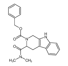 (3RS)-2-benzyloxycarbonyl-1,2,3,4-tetrahydro-β-carboline-3-N,N-dimethylcarboxamide CAS:98667-26-6 manufacturer & supplier