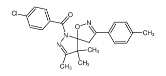 6-(4-chlorobenzoyl)-3-(4-methylphenyl)-8,9,9-trimethyltriazaspiro(4.4)nona-2,7-diene CAS:98669-92-2 manufacturer & supplier