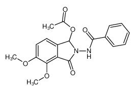 3-acetoxy-2-benzoylamino-2,3-dihydro-6,7-dimethoxy-1H-isoindol-1-one CAS:98670-28-1 manufacturer & supplier