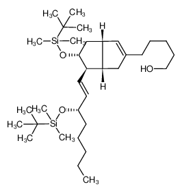 5-((3aS,5R,6R,6aS)-5-((tert-butyldimethylsilyl)oxy)-6-((S,E)-3-((tert-butyldimethylsilyl)oxy)oct-1-en-1-yl)-1,3a,4,5,6,6a-hexahydropentalen-2-yl)pentan-1-ol CAS:98676-88-1 manufacturer & supplier