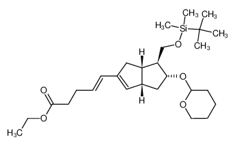 (E)-5-[(3aS,5R,6S,6aS)-6-(tert-Butyl-dimethyl-silanyloxymethyl)-5-(tetrahydro-pyran-2-yloxy)-1,3a,4,5,6,6a-hexahydro-pentalen-2-yl]-pent-4-enoic acid ethyl ester CAS:98683-26-2 manufacturer & supplier