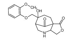 9-Hydroxy-9-(2-methoxy-phenoxymethyl)-3-oxa-6-aza-tricyclo[6.3.1.01,5]dodecane-2,12-dione CAS:98689-10-2 manufacturer & supplier