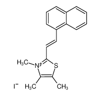 3,4,5-trimethyl-2-(2-naphthalen-1-yl-vinyl)-thiazolium; iodide CAS:98691-03-3 manufacturer & supplier