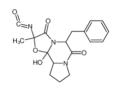 5-benzyl-10b-hydroxy-2-isocyanato-2-methyl-hexahydro-oxazolo[3,2-a]pyrrolo[2,1-c]pyrazine-3,6-dione CAS:98692-66-1 manufacturer & supplier