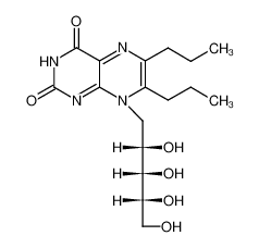 6,7-dipropyl-8-D-ribitol-1-yl-8H-pteridine-2,4-dione CAS:98693-50-6 manufacturer & supplier