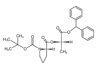 tert-Butoxycarbonyl-L-prolyl-L-lactic acid diphenylmethyl ester CAS:98694-85-0 manufacturer & supplier