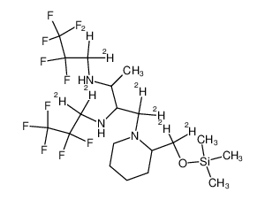 N2,N3-bis(2,2,3,3,3-pentafluoropropyl-1,1-d2)-1-(2-(((trimethylsilyl)oxy)methyl-d2)piperidin-1-yl)butane-1,1-d2-2,3-diamine CAS:98695-10-4 manufacturer & supplier