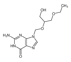 2-amino-9-(((1-ethoxy-3-hydroxypropan-2-yl)oxy)methyl)-1,9-dihydro-6H-purin-6-one CAS:98695-71-7 manufacturer & supplier