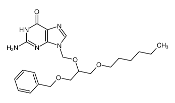 2-amino-9-(((1-(benzyloxy)-3-(hexyloxy)propan-2-yl)oxy)methyl)-1,9-dihydro-6H-purin-6-one CAS:98696-07-2 manufacturer & supplier