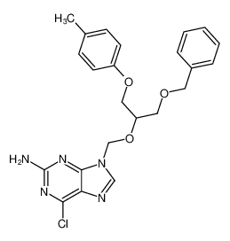 9-(((1-(benzyloxy)-3-(p-tolyloxy)propan-2-yl)oxy)methyl)-6-chloro-9H-purin-2-amine CAS:98696-28-7 manufacturer & supplier