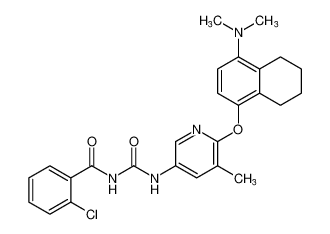 2-chloro-N-((6-((4-(dimethylamino)-5,6,7,8-tetrahydronaphthalen-1-yl)oxy)-5-methylpyridin-3-yl)carbamoyl)benzamide CAS:98699-20-8 manufacturer & supplier