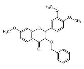 3-benzyloxy-2-(3,4-dimethoxy-phenyl)-7-methoxy-chromen-4-one CAS:987-58-6 manufacturer & supplier