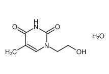 1-(2-hydroxyethyl)-5-methylpyrimidine-2,4(1H,3H)-dione hydrate CAS:98707-29-0 manufacturer & supplier