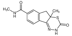 N,4a-dimethyl-3-oxo-2,3,4a,5-tetrahydroindeno[1,2-e][1,3,4]thiadiazine-7-carboxamide CAS:98710-12-4 manufacturer & supplier