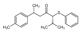 4-Heptanone, 2-methyl-6-(4-methylphenyl)-3-(phenylthio)-, (R*,R*)- CAS:98711-72-9 manufacturer & supplier