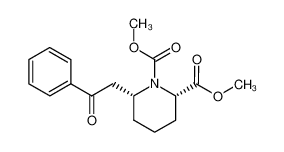 (2S,6R)-6-(2-Oxo-2-phenyl-ethyl)-piperidine-1,2-dicarboxylic acid dimethyl ester CAS:98711-96-7 manufacturer & supplier