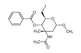 methyl 3-acetamido-4-O-benzoyl-2,3,6-trideoxy-6-iodo-3-C-methyl-α-D-ribo-hexopyranoside CAS:98712-69-7 manufacturer & supplier