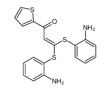 2-Propen-1-one, 3,3-bis[(2-aminophenyl)thio]-1-(2-thienyl)- CAS:98713-45-2 manufacturer & supplier