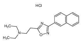 diethyl-[2-(3-naphthalen-2-yl-[1,2,4]oxadiazol-5-yl)-ethyl]-amine; monohydrochloride CAS:98721-89-2 manufacturer & supplier