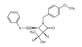 (3S,4S)-1-(p-methoxybenzyl)-3-((R)-1-hydroxyethyl)-4-phenylthioethynyl-2-azetidinone CAS:98729-69-2 manufacturer & supplier