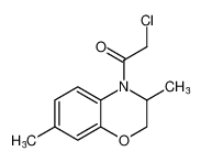 2H-1,4-Benzoxazine, 4-(chloroacetyl)-3,4-dihydro-3,7-dimethyl- CAS:98730-47-3 manufacturer & supplier