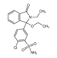 2-Chloro-5-(1-ethoxy-2-ethyl-3-oxo-2,3-dihydro-1H-isoindol-1-yl)-benzenesulfonamide CAS:98740-72-8 manufacturer & supplier