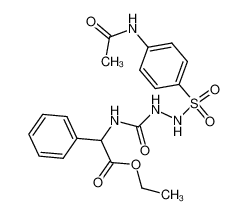 ethyl 2-(2-((4-acetamidophenyl)sulfonyl)hydrazine-1-carboxamido)-2-phenylacetate CAS:98741-20-9 manufacturer & supplier