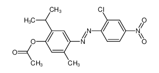 Essigsaeure-(4-(2-chlor-4-nitro-phenylazo)-6-isopropyl-3-methyl-phenylester) CAS:98741-76-5 manufacturer & supplier