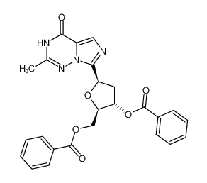 7-(3',5'-di-O-benzoyl-2'-deoxy-β-D-erythro-pentofuranosyl)-3,4-dihydro-2-methylimidazo(5,1-f)(1,2,4)triazin-4-one CAS:98750-29-9 manufacturer & supplier