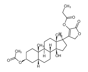 3β-Acetoxy-14-hydroxy-22-propionyloxy-5β,14β-card-20(22)-enolid CAS:98753-32-3 manufacturer & supplier